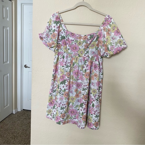 Altar’d State Floral Mini Dress Size Medium - Picture 2 of 9
